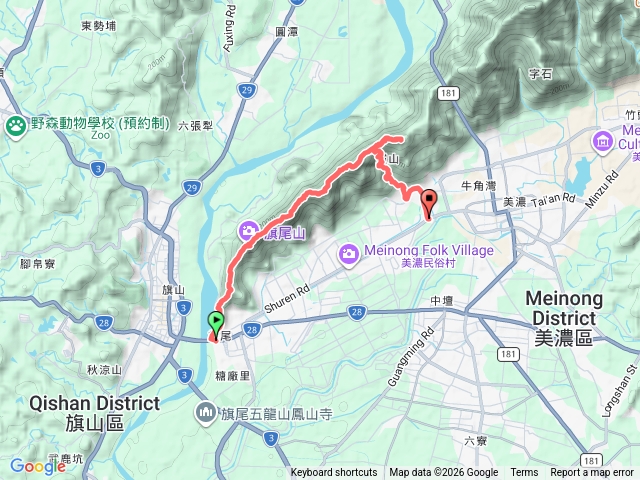 旗靈縱走預覽圖