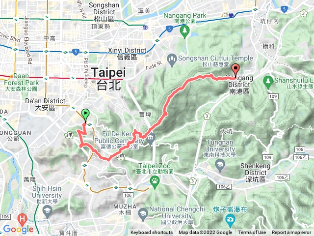 2022年臺北大縱走：尋寶任務臺北大縱走第六段：中華科技大學至捷運麟光站20220306143