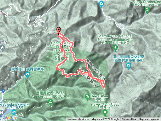 志繼山-東眼山-拉卡山環走