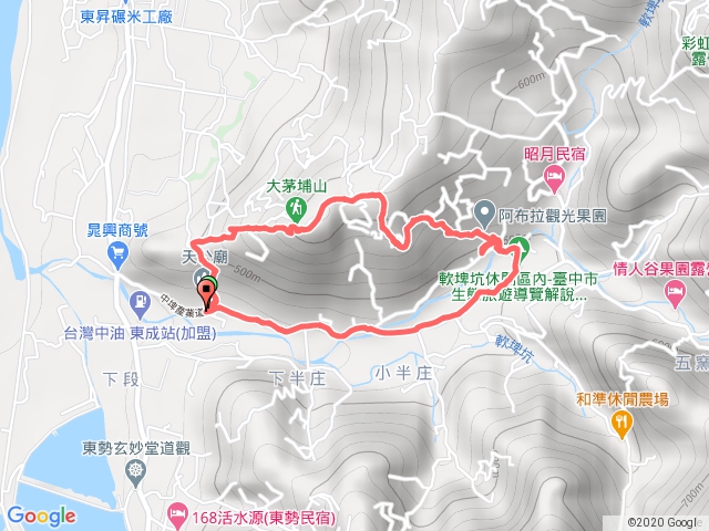 台中東勢軟埤坑天梯步道20200229