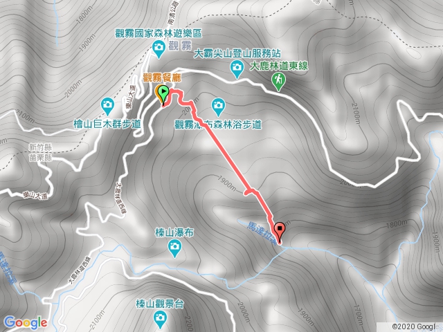 觀霧瀑布森林步道