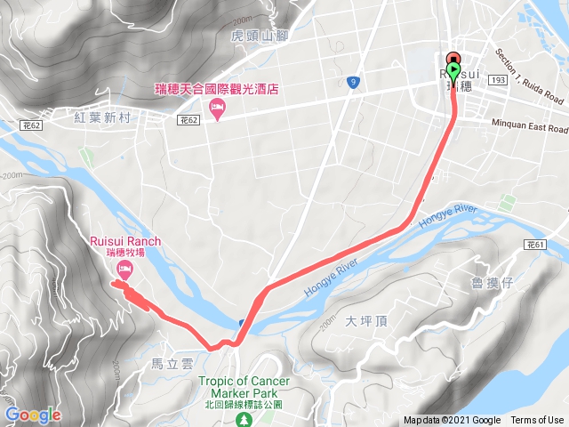 瑞穗牧場來回10k