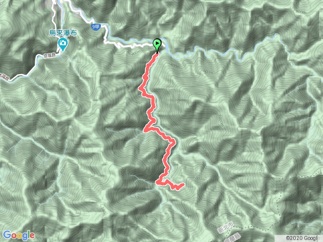 烏來西坑林道經獅坑橋至8.5K