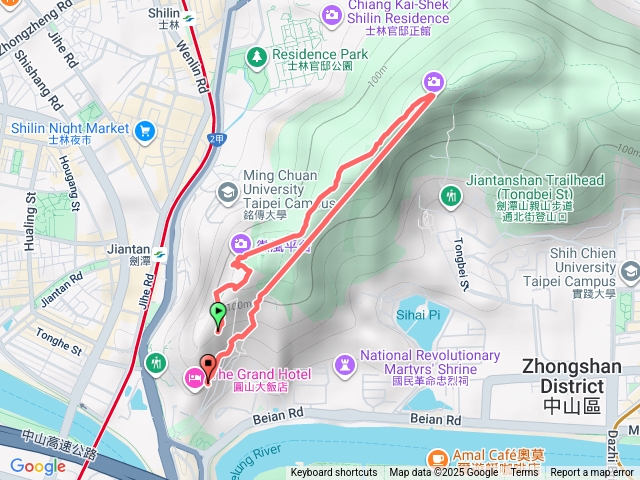 圓山八美健行步道預覽圖