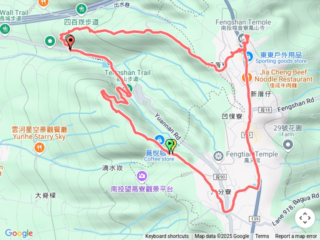 萬里長城藤山步道O型一圈