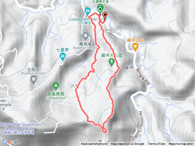 藤坪步道、猿山小 O 型