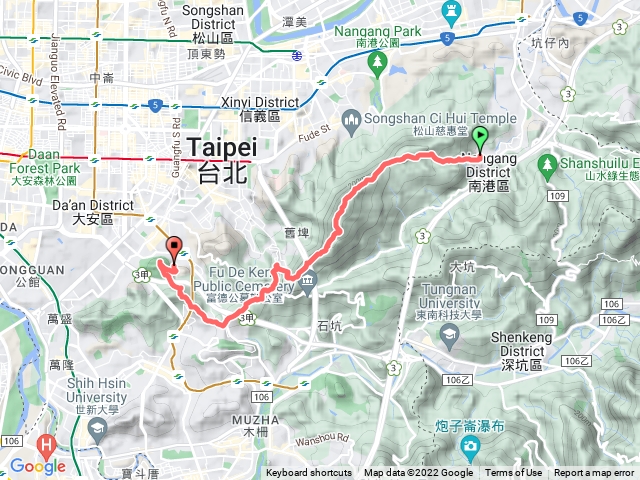 1110521臺北大縱走第六段