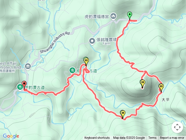 20250622 雙溪 紅壇古道 大平山 大平山山腰古道 樓仔厝古道 虎豹潭古道預覽圖