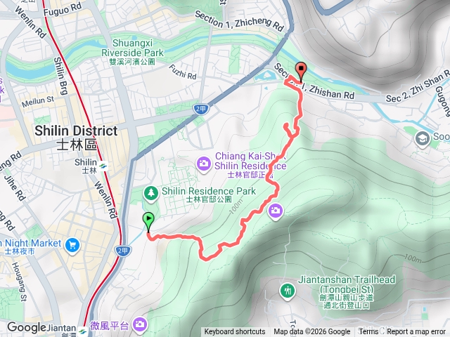 士林福山宮走林子口山下雙溪公園