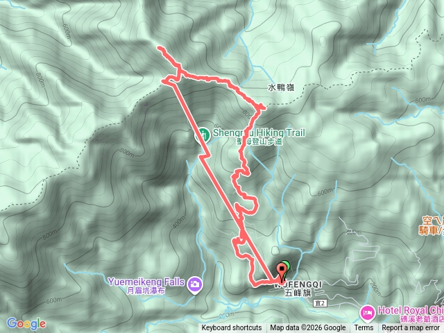 北五峰旗山竹崙山三角崙山聖母山莊預覽圖