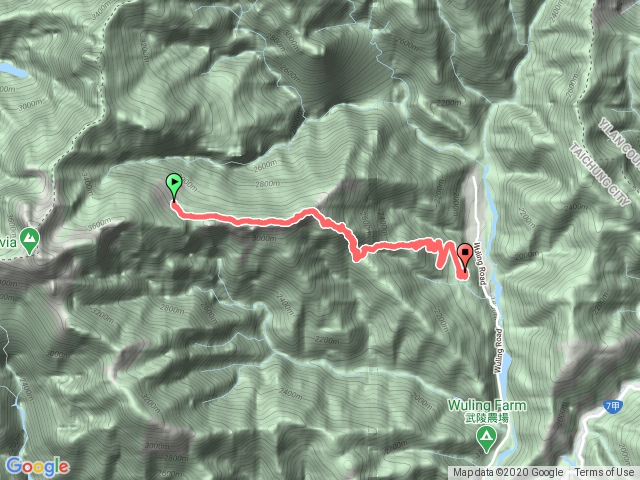 三六九下登山口到露營區