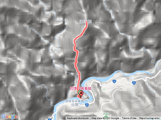 谷關七雄波津加山