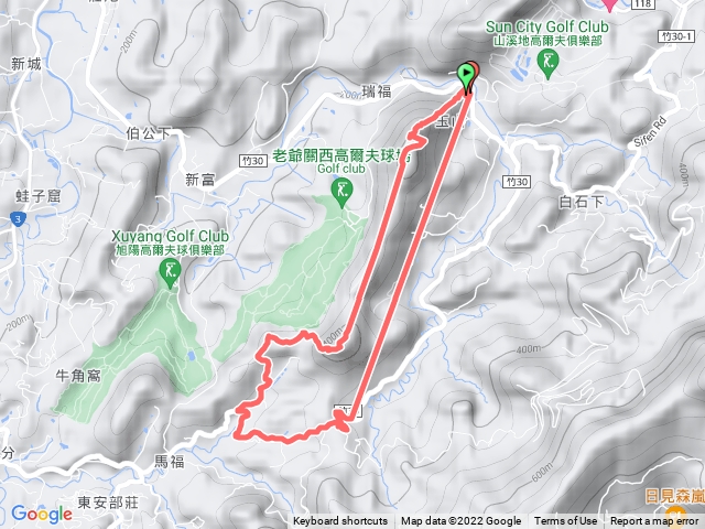 赤柯山獅頭山0行