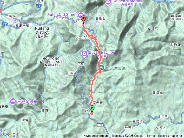 20251116淡蘭北路貂山、百二崁、樹梅坪古道預覽圖