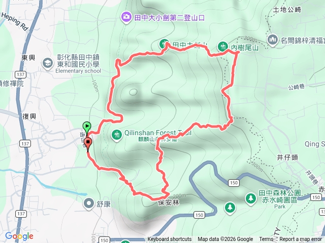 田中贊天宮走大小劍.小奇萊.三叉山O繞預覽圖