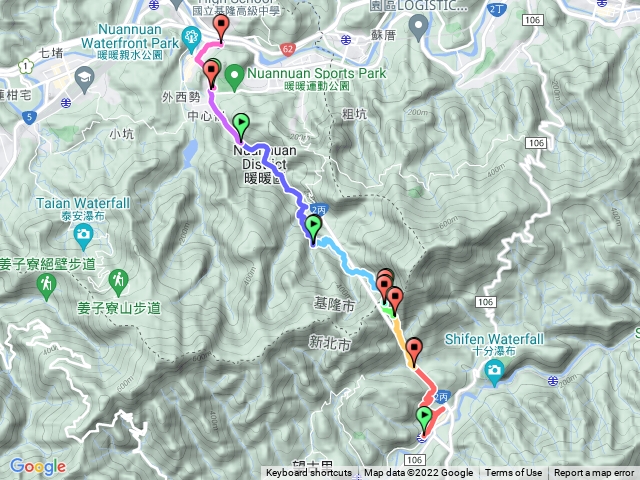 淡藍中路-暖東舊道、五分山步道(十分-暖暖)