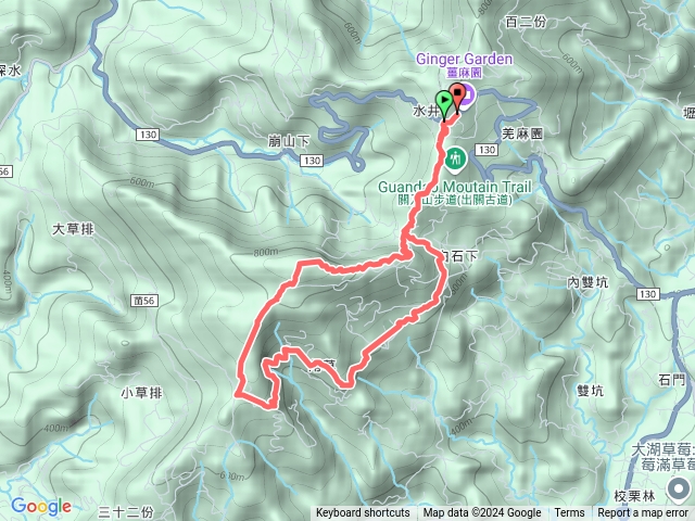 關刀山步道O 型-2024/12/14預覽圖