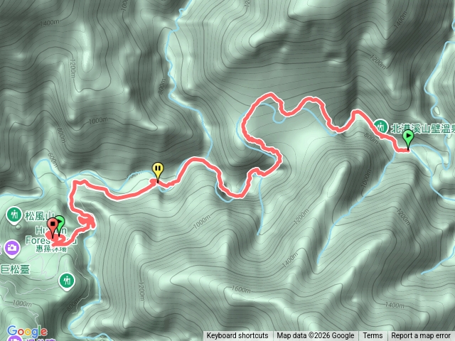 北港溪峽谷步道