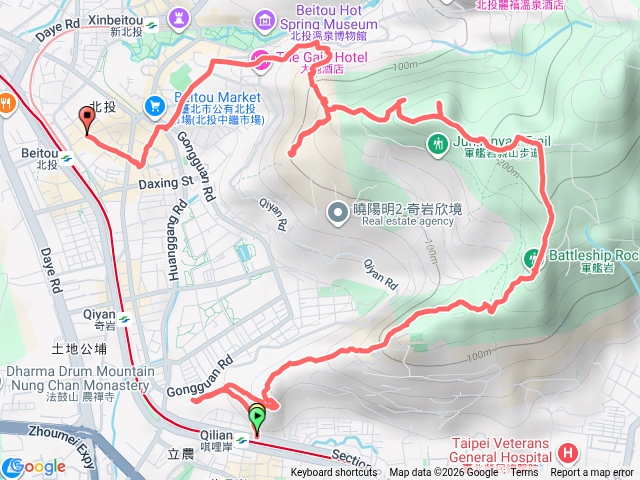 20260321東華山-奇岩山西峰-奇岩山-唭哩岸山西南峰-唭哩岸山-軍艦岩-260峰-八頭山-湯守岩-大師岩-預覽圖