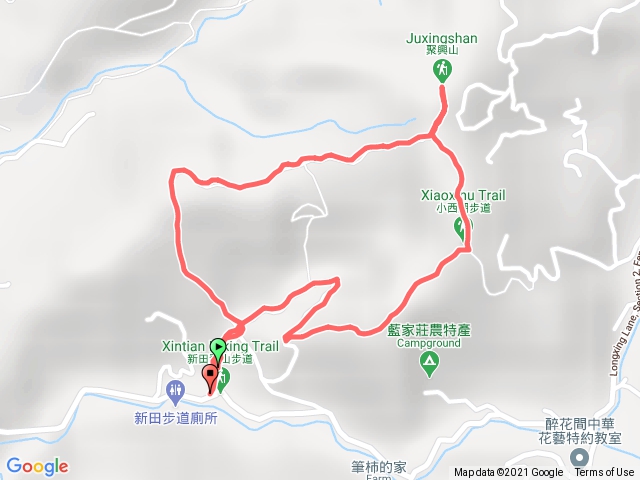 新田登山步道 聚興山