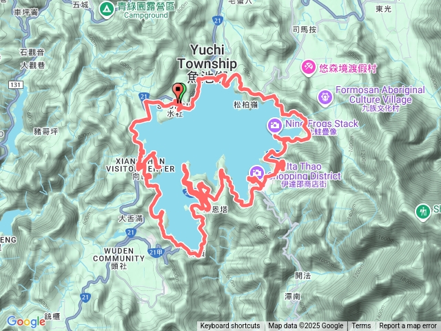 日月潭電輔車環湖