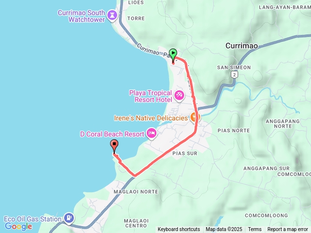 2025.12.22探索星號郵輪菲律賓佬沃〔庫裡芒〕回程軌跡