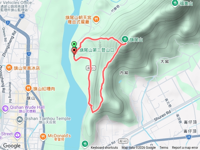 旗尾山三登二登逆走預覽圖