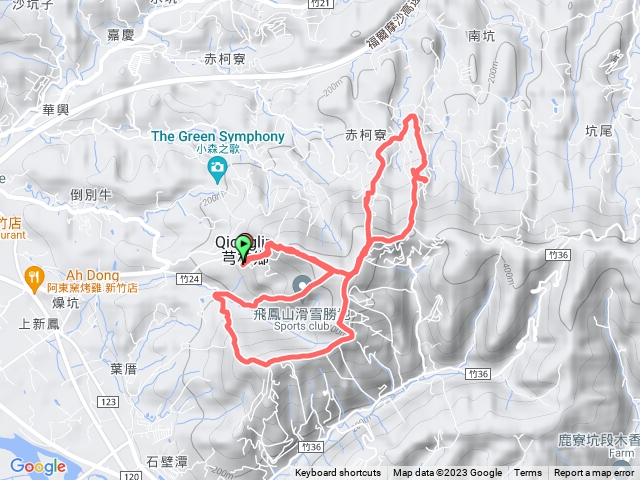 20231111 新竹芎林飛鳳山O型 代勸堂 石壁潭山 板根樹 大板根 中坑山 觀日坪步道