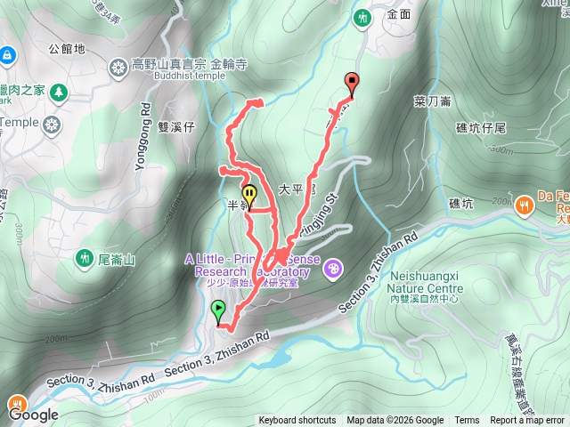 115/6/19-沙崙站→平菁步道→半嶺→洗腳池→儷人瀑布→溪山百年古圳→溪山瀑布→菁礐瀑布→福山巖→太平尾山預覽圖