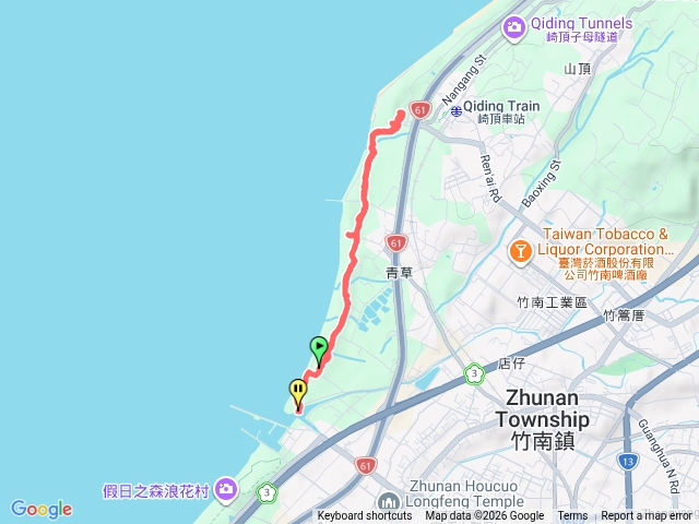 綠光海風步道