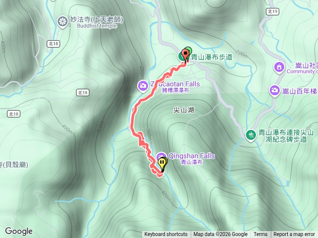 青山瀑布預覽圖