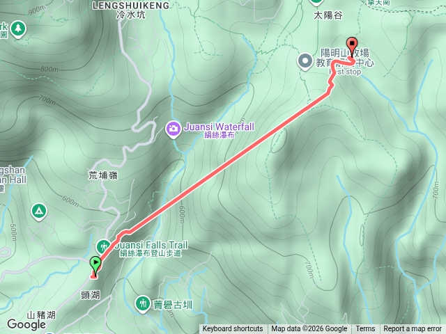 涓絲瀑布，擎天崗