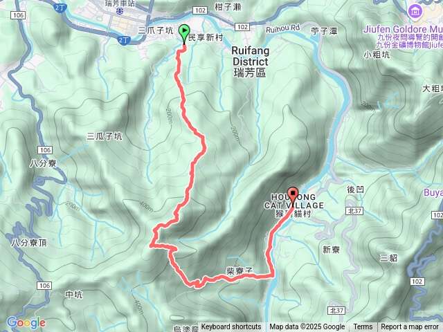 蛇子崙&三爪坑山