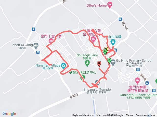 雙鯉湖謎蹤～閩南式古厝定向越野尋寶地圖