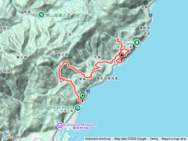 石空古道、石空山、象寮古道、岩藏山、北勢坑新基石、觀日台步道、梗枋山。（宜蘭頭城）預覽圖