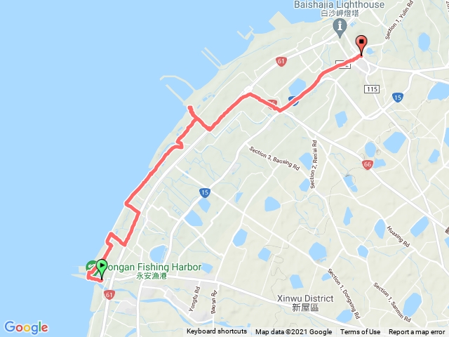 健行（永安漁港－觀音甘泉寺）