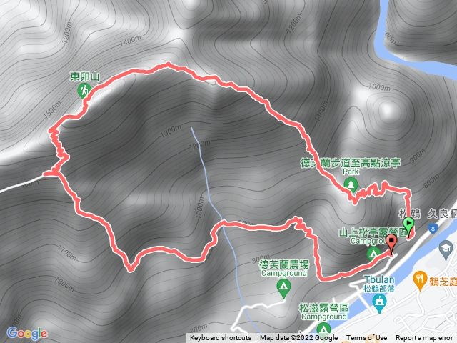 東南稜（德芙蘭上下切東卯5.2k)