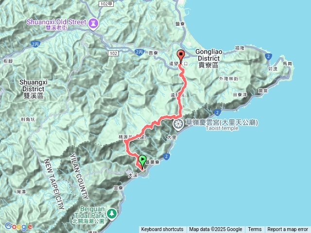 大溪到福隆草嶺古道淡蘭古道