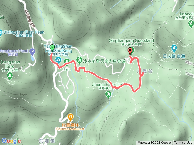 冷擎步道路線