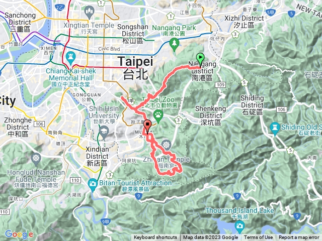 台北大縱走南段