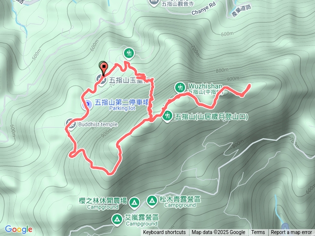 北埔五指山登山步道O繞預覽圖