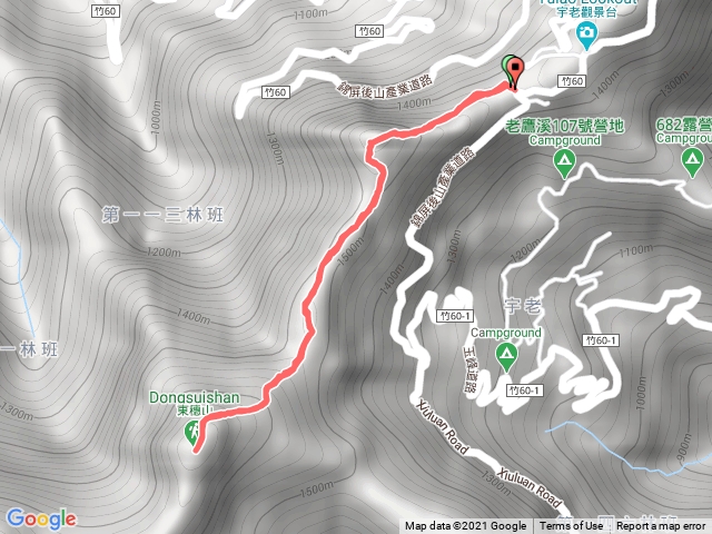 魯壁山連走東穗山