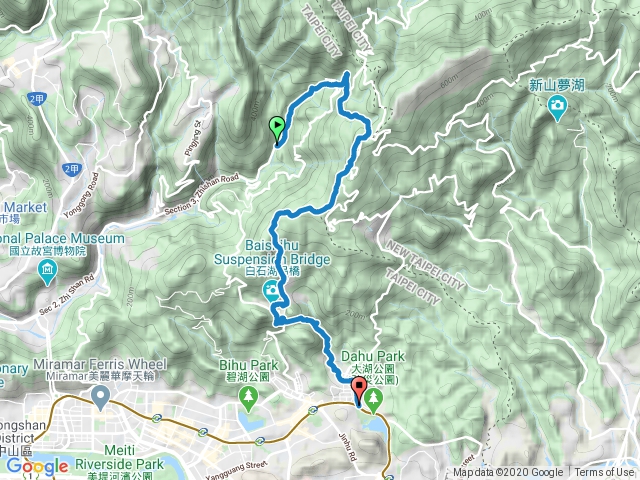 臺北大縱走：尋寶任務臺北大縱走第四段：風櫃口至捷運大湖公園站202006131047