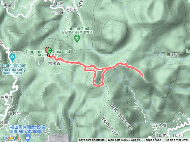 風擎步道-淡基橫斷古道-富士古道登大尖山