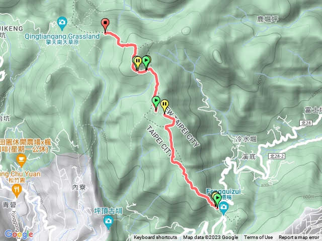 風櫃嘴走到擎天崗