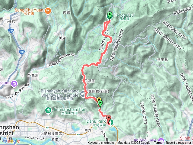 【任務一】2025臺北大縱走臺北大縱走第四段：風櫃口至中華科技大學20250717153539