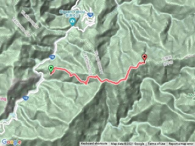 勝光登山口-雲稜山屋