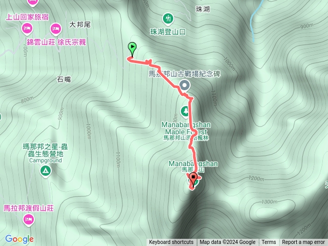 馬拉邦登山口至馬拉邦三角點預覽圖