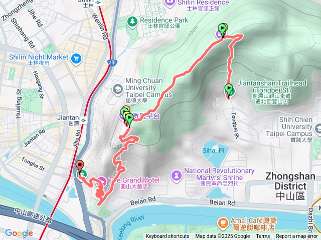 劍潭山親山步道預覽圖