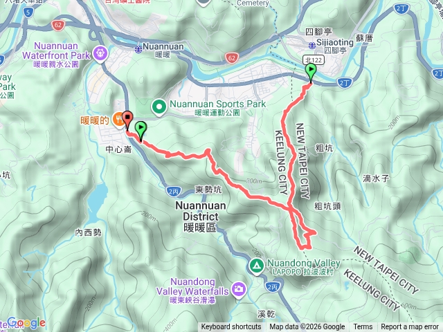 瑞芳粗坑口山、碇內尖山、碇內砲台、龍門山、暖暖頂寮山、暖東苗圃預覽圖
